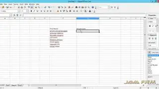 Apache OpenOffice Calc Tutorial - proper Function | Apache OpenOffice 4 Calc