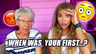 ASKING MY GRANDMA AWKWARD QUESTIONS (she got mad)