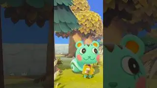 October 🍂 in ACNH with Mint, Bob, Molly, Dotty, Klaus #animalcrossingnewhorizons #acnh #shorts