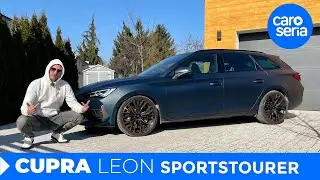 Cupra Leon, czyli nie da się zapomnieć, że to Seat! (TEST PL 4K) | CaroSeria