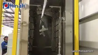 Fully Automatic Spraying Pretreatment washing powder coating lines