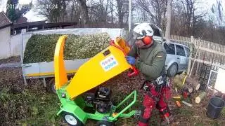 Häcksler Schredder Holzhäcksler Benzin Victory GTS 1500
