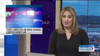 Three arrested on drug charges
