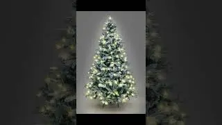 SHATCHI Pre-Lit Artificial Christmas Tree - Effortless Holiday Elegance!