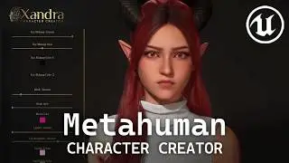 CUSTOMIZE Metahumans in Xandra Character Creator | Unreal Engine tutorial