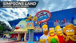 The Simpsons : Springfield, U.S.A. Home of the Simpsons  |Universal Studios Orlando (4K)