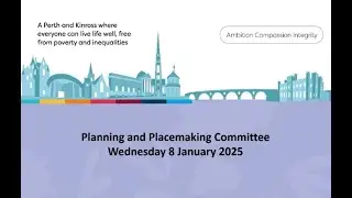 Planning and Placemaking Committee - 8 January 2025