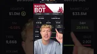 Don&rsquo;t waste time.. BOT is going to the moon 🚀 #crypto #memecoin #solana #masterBOT #fyp
