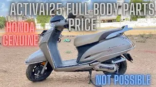 Honda Activa125 Honda Genuine All Body Parts Price #activa125 #activa125bs6