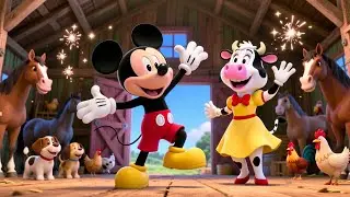 Mickey Mouse & Clarabelle Cow&rsquo;s Big Happy Farm Adventure Fun Friendship & Farm Magic  Kids Cartoon 
