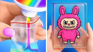 💖 PARENTING HACKS! ✨ Make a Labubu with Only Pencil Colors ✨ | Slick Slime Sam&rsquo;s Maker World