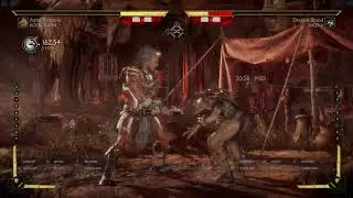 UMK11 Kotal Kahn tech vs Sheeva Stomp