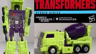 How to transform Studio series Mixmaster. Transformers SS 86 movie voyager class mixmaster figure 