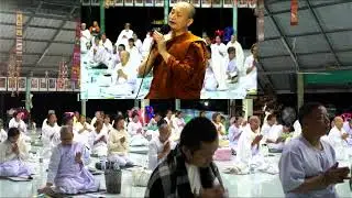 ร่วมกันทำวัตร สวดสาธยายบทพระธรรม  วัดดอนกู่ บ.หนองนกเขียน ต.โนนทอง อ.หนองเรือ จ.ขอนแก่น