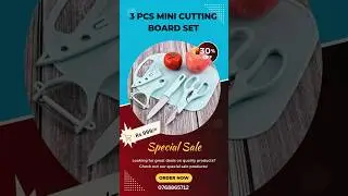 3 Pcs Mini Cutting Board Set #shorts 😃