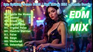🎶 EDM MIX | 🚀 Epic Uplifting Trance 2025 | High Energy EDM + Female Vocals 🎶