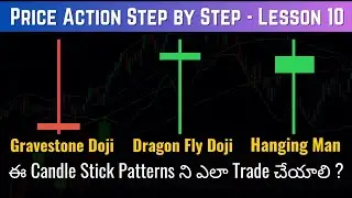 Master Gravestone Doji, Dragonfly Doji & Hanging Man Patterns | Price Action Step by Step Lesson 10