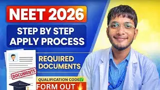 NEET 2026 Step By Step Apply Process✅| NEET 2026  FORM OUT🔥 | Code 02 #neet #neet2026 #medical 