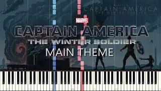 Captain America The Winter Soldier (Taking A Stand) - Main Theme | Piano Cover + SHEETS