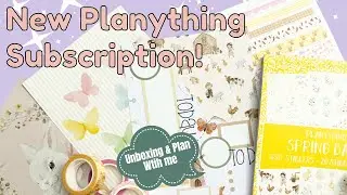 New Spring Planything Subscription | Sticker Book & Washi
