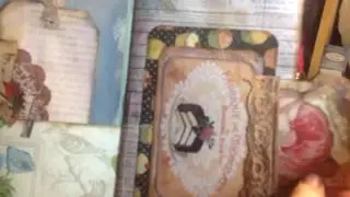 Design team project for Tsunami Rose Tea Party Junk Journal. SOLD