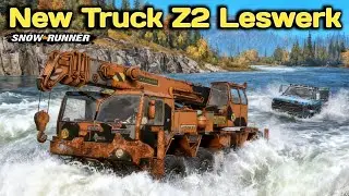 New Truck Z2 Leswerk In SnowRunner Season 17 #snowrunner #offroad #truck 