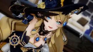 【原神MMD】ナヴィアが魅せる「極楽浄土 / Gokuraku Jodo」【4K】