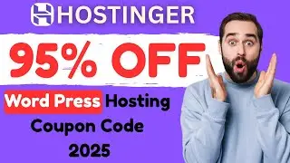 Hostinger Coupon Code |  Cloud Hosting 95% Discount | Black Friday Sale 2025