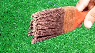 How to Soften Hard Paint Brush / Hard Brush Restoration