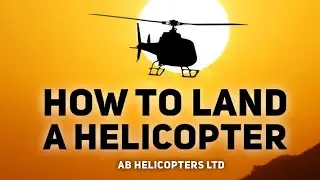 How do you land a helicopter ?