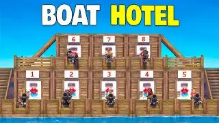 We Built a GIANT Hotel on a Boat in Rust