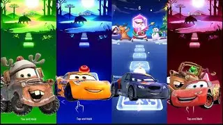 Lightning McQueen Coffin Dance 😱 | Tiles Hop Funny Gameplay | Cars Meme