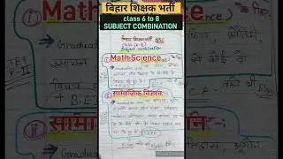 🎯बिहार शिक्षक 2.0 की योग्यता | Bpsc SUBJECTS COMBINATION #bpsctreresult #bpscnewstoday #ctetdec2023
