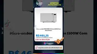 Micro-ondas PMO23BB 20 Litros 1100W Com Prato Philco
