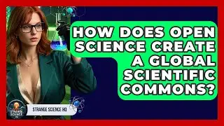 How Does Open Science Create A Global Scientific Commons? - Strange Science HQ
