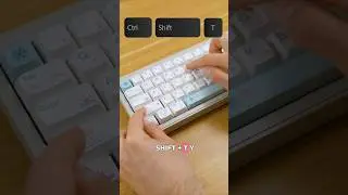 Utiliza CTRL + SHIFT + T
