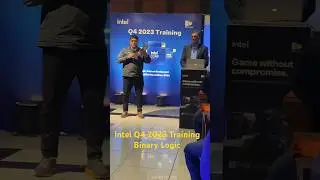 Intel Q4 2023 Training Binary logic #shorts #intel #processor#ytshorts
