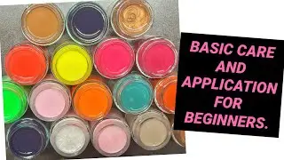 Beginner basics of application and care for Mojo Sews leather edge paints.
