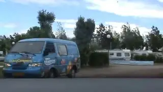 Camping champ de course, Courseulles sur mer, Normandy, France