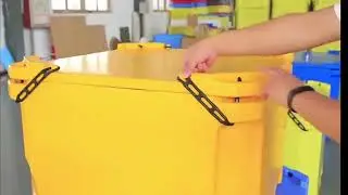 Insulated Seafood Container plastic fish processing container for fish farming