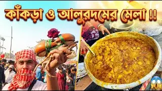 কাঁকড়া ও আলুরদমের মেলা😱!! VAI KHAN PIRER MELA !! PIR PUKUR ER MELA  SINGTI !!