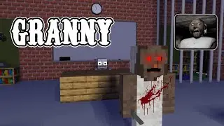 Monster School: GRANNY İNVADE MONSTER SCHOOL- Horror Minecraft Animation 