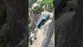 The Prado climbed a slope of nearly 90 degrees #prado #climb