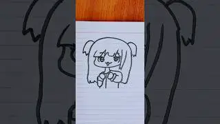cute chibi girl #drawing #easydrawing #cute #cutedrawing #chibidrawing#cute #cutegirl #kpop #krs