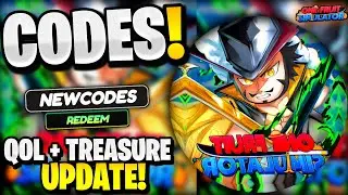 🤯*NEW* All Working QOL + TREASURE UPDATE CODES FOR ONE FRUIT! ROBLOX ONE FRUIT SIMULATOR CODES