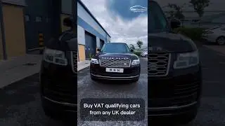 Buy VAT qualifying cars from any UK dealer
