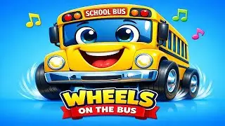 Wheels on the Bus | Fun Learning Song | Colors & Toys