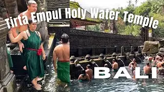 Tirta Empul Holy Water Temple, Bali | Full tour video 4K