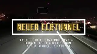 Neuer Elbtunnel federal motorway A7, crossing the River Elbe from south  to north in Hamburg.