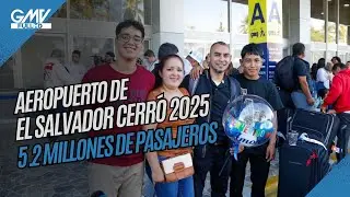 Aeropuerto de El Salvador cerr&oacute; 2025 con 5.2 millones de pasajeros